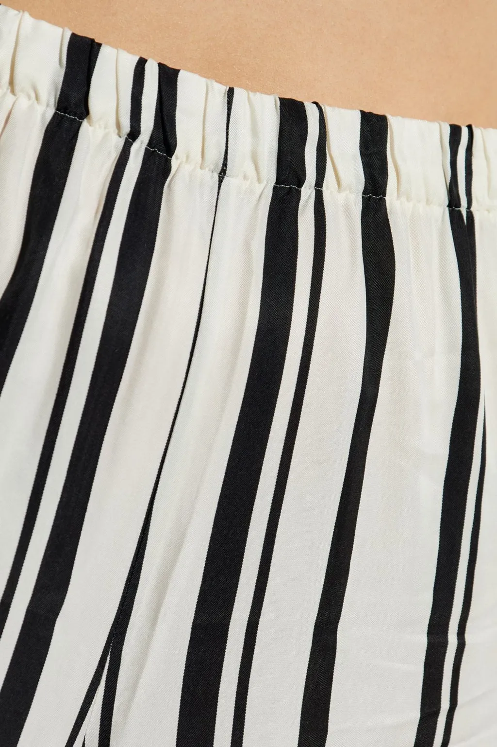 Anine Bing Striped Straight-Leg Trousers