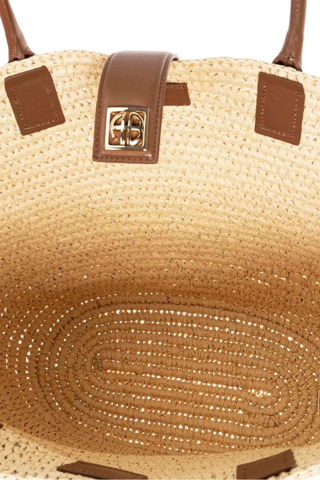 Anine Bing Lou Logo Plaque Top Handle Bag