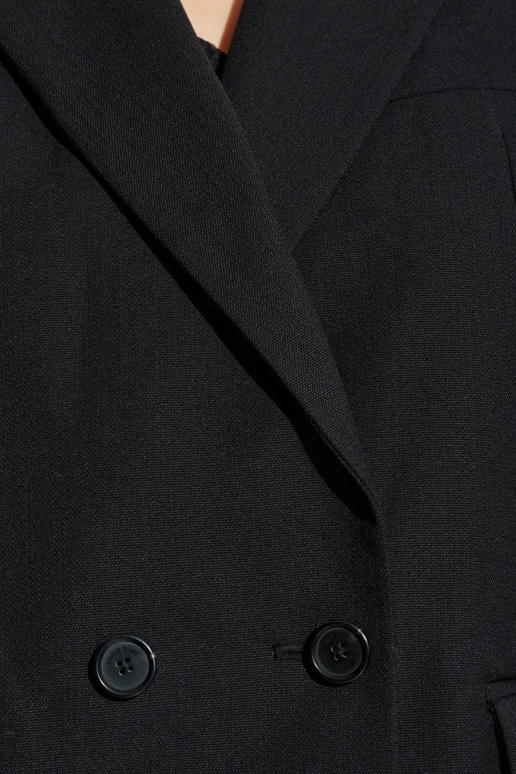 Anine Bing Evalyn Double-Breasted Blazer