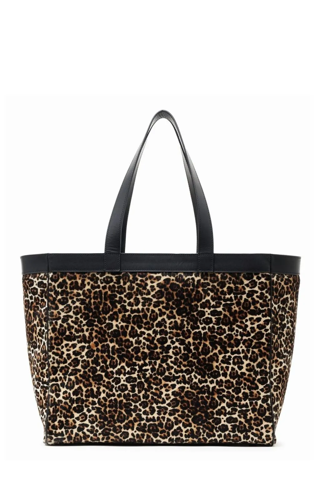 Anine Bing Leopard Printed Large Rio Shopper Bag