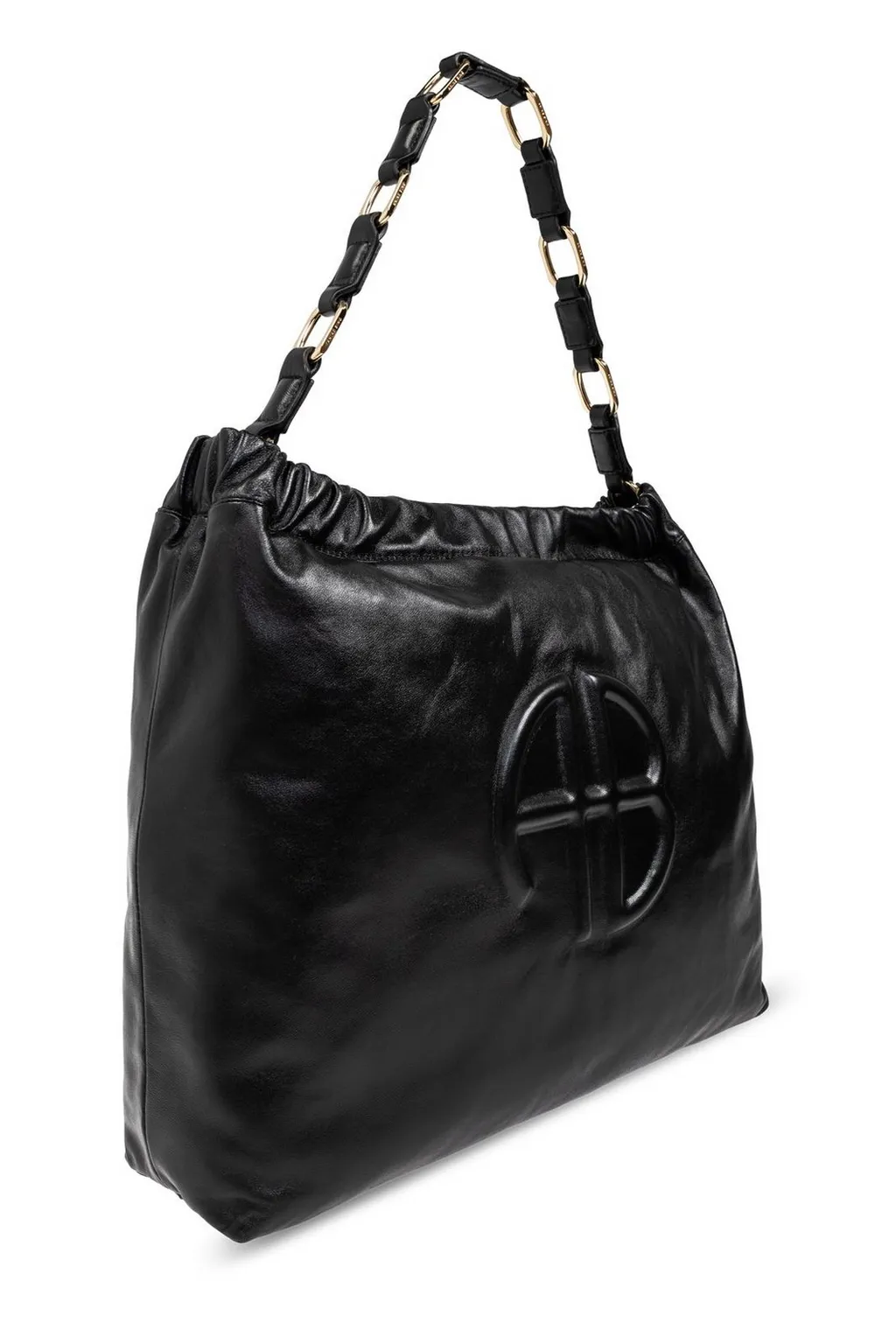 Anine Bing Kate Logo Embossed Shoulder Bag