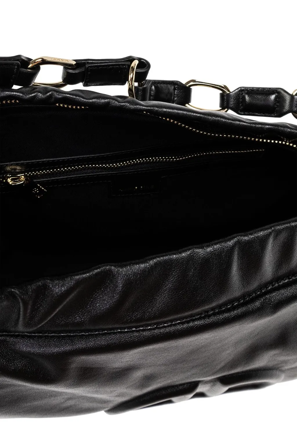 Anine Bing Kate Logo Embossed Shoulder Bag