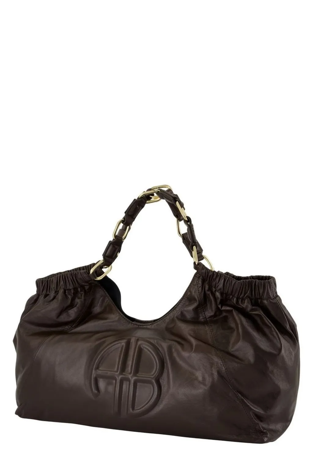 Anine Bing Logo Embossed Medium Kate Tote Bag