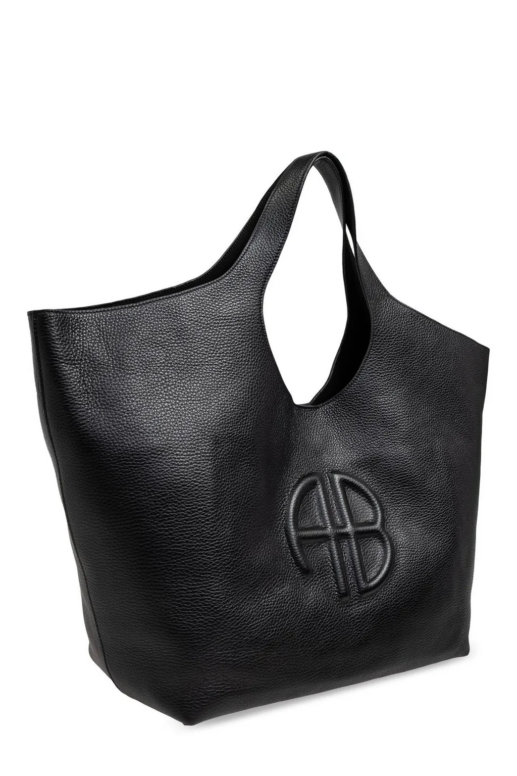 Anine Bing Lili Logo Embossed Tote Bag