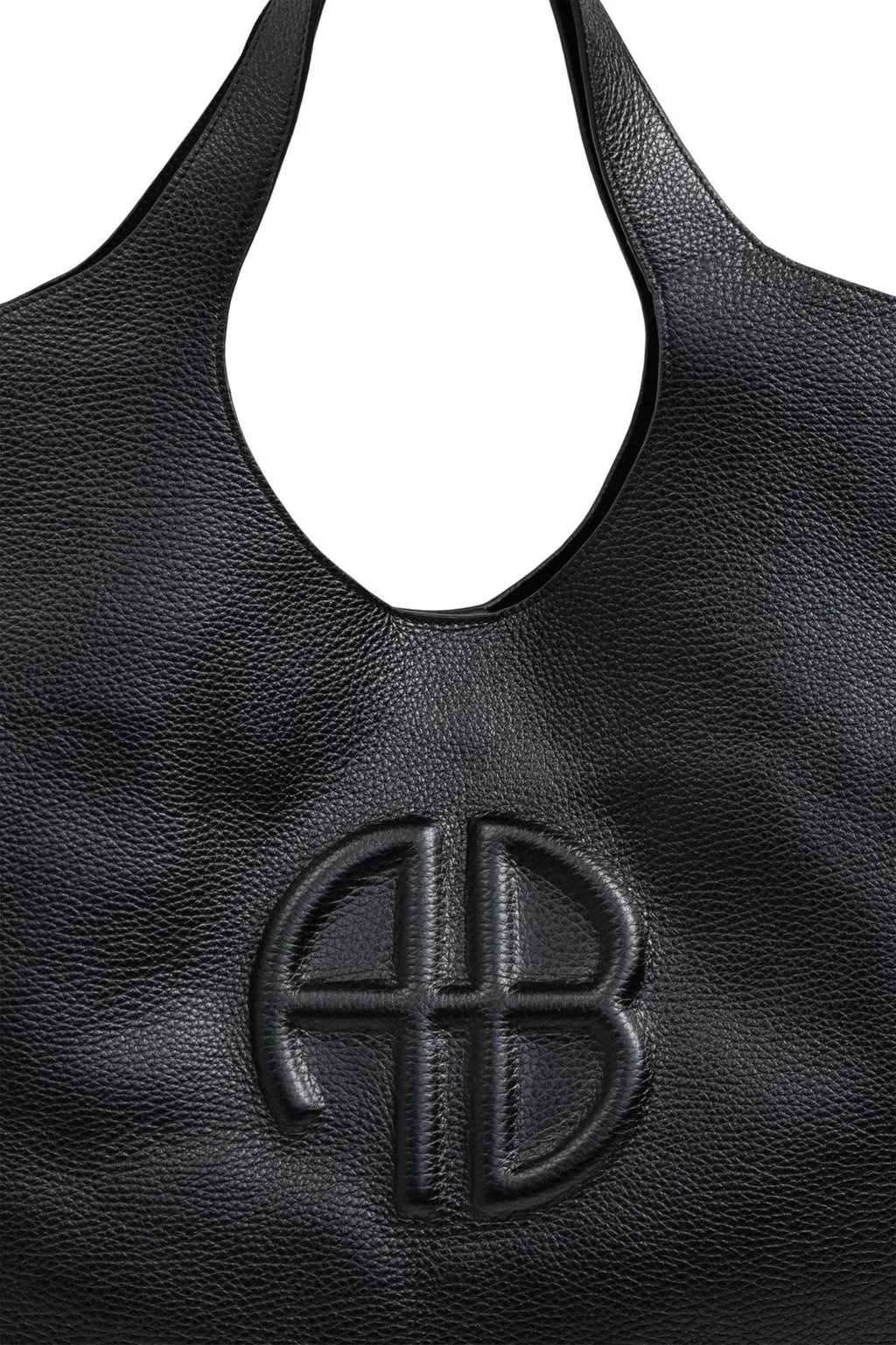 Anine Bing Lili Logo Embossed Tote Bag
