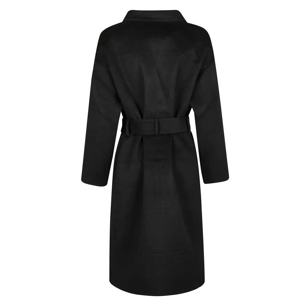 Anine Bing V-Neck Double-Breasted Coat