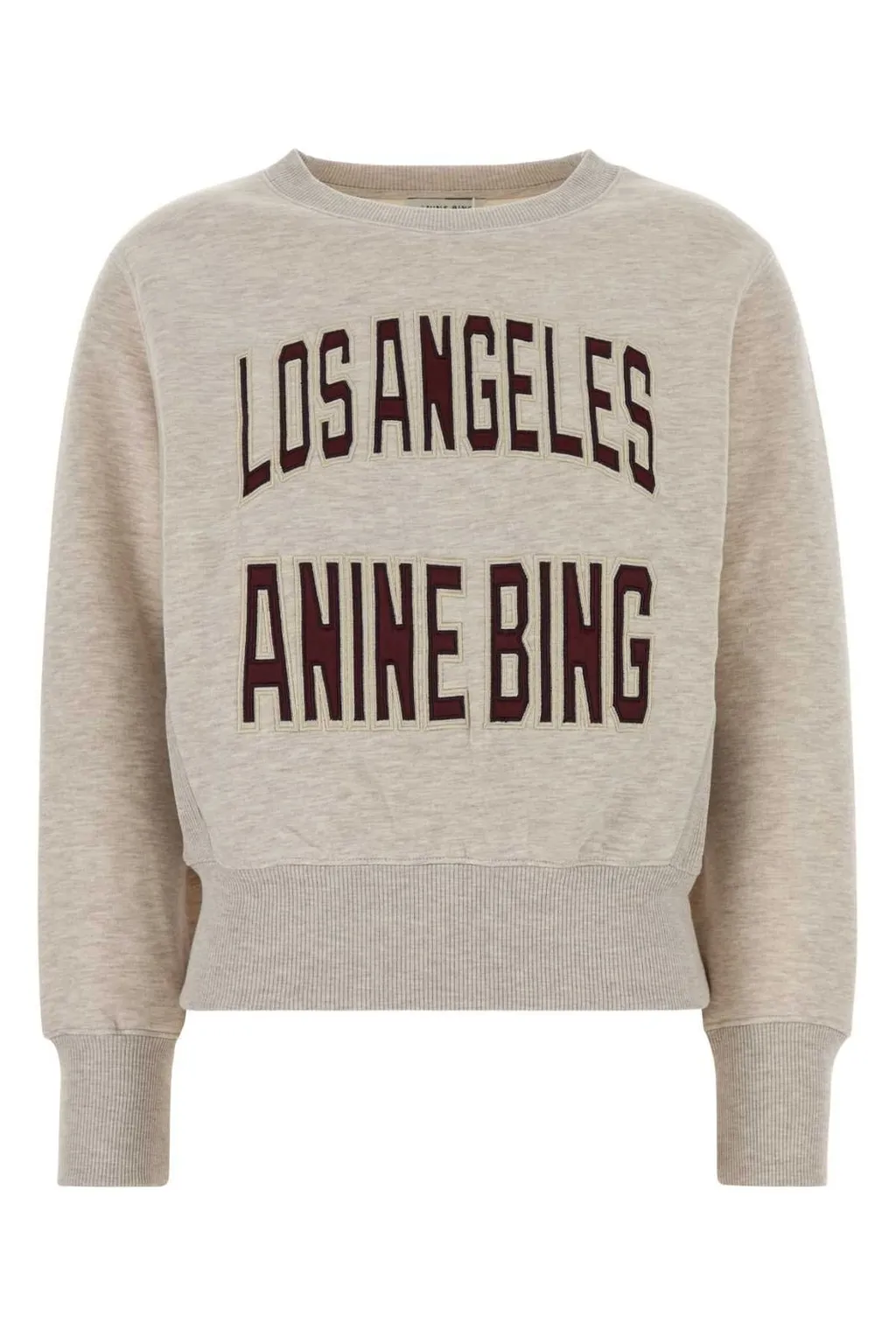 Anine Bing Harry Shrunken Logo Sweatshirt