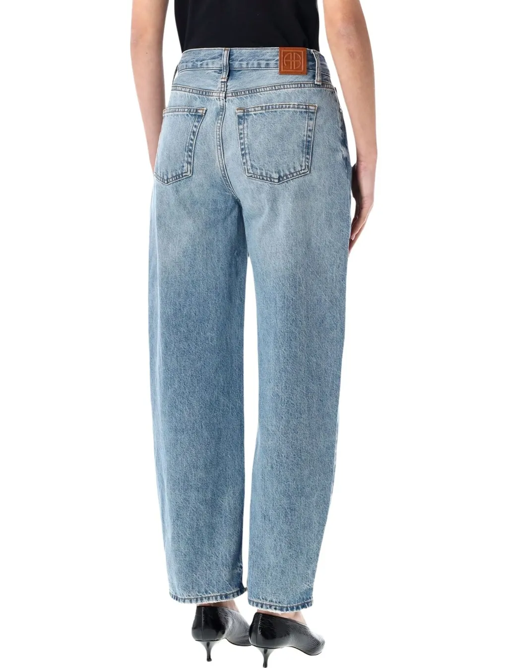 Anine Bing Fritz Straight-Leg Jeans