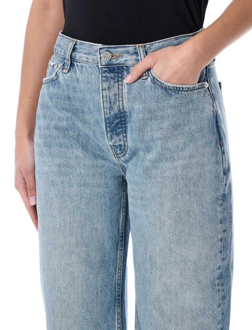 Anine Bing Fritz Straight-Leg Jeans