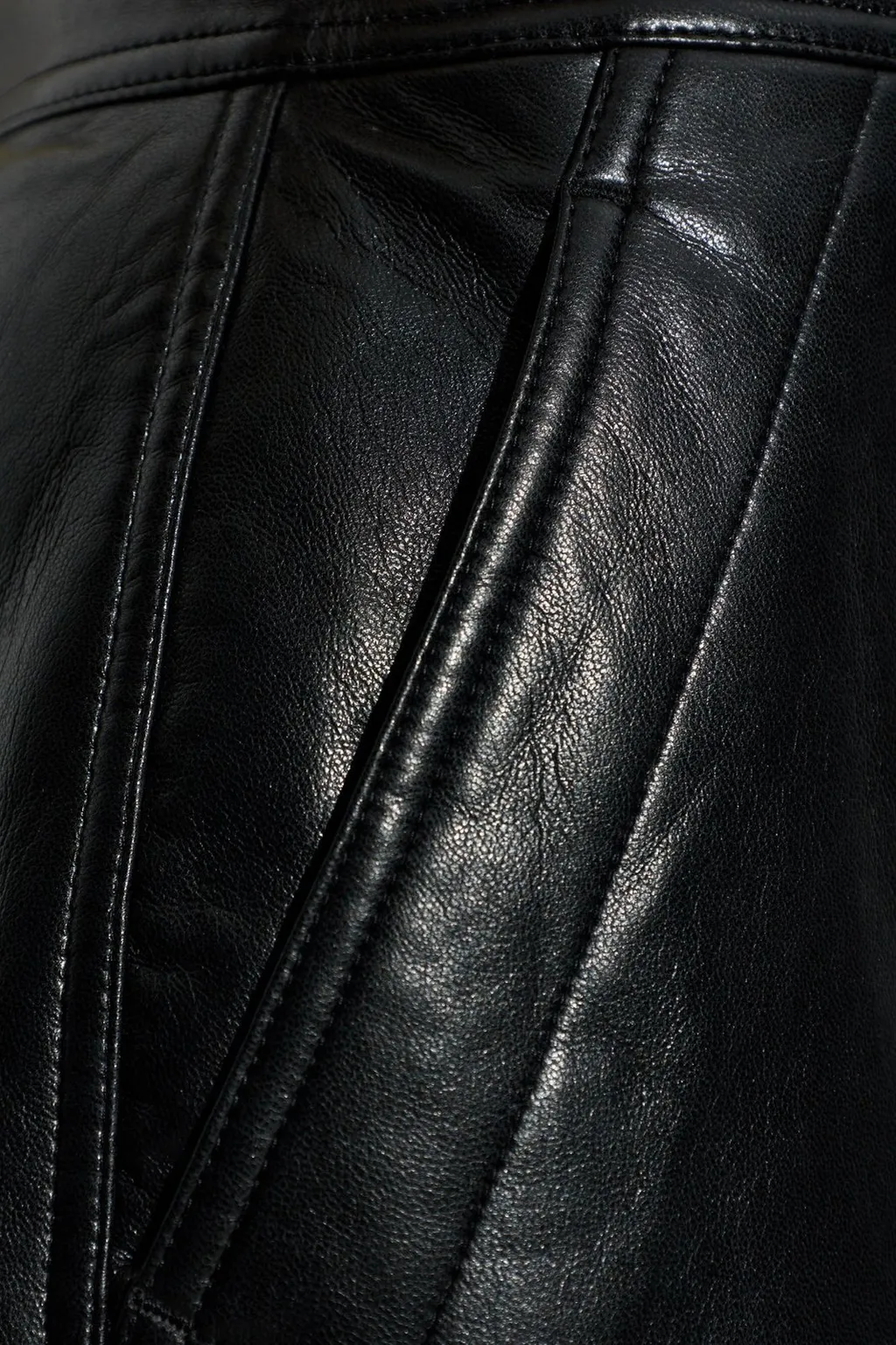 Anine Bing Leather-Trimmed Skirt