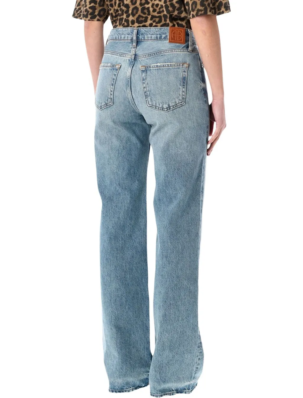 Anine Bing Hugh Wide-Leg Jeans