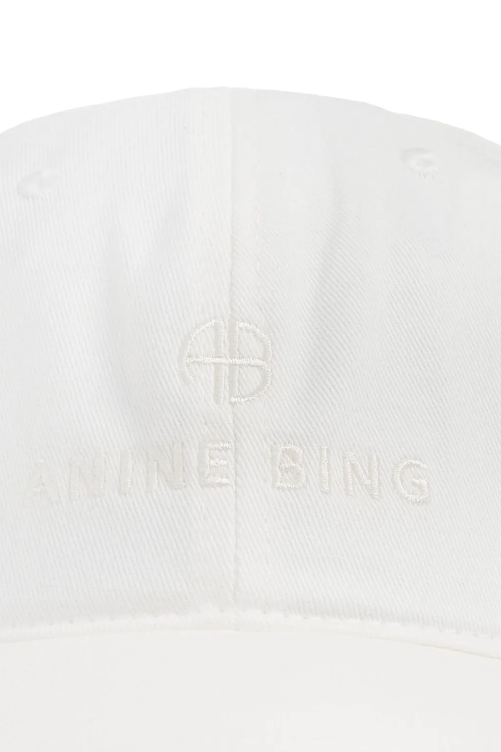 Anine Bing Jeremy Logo Embroidered Baseball Cap