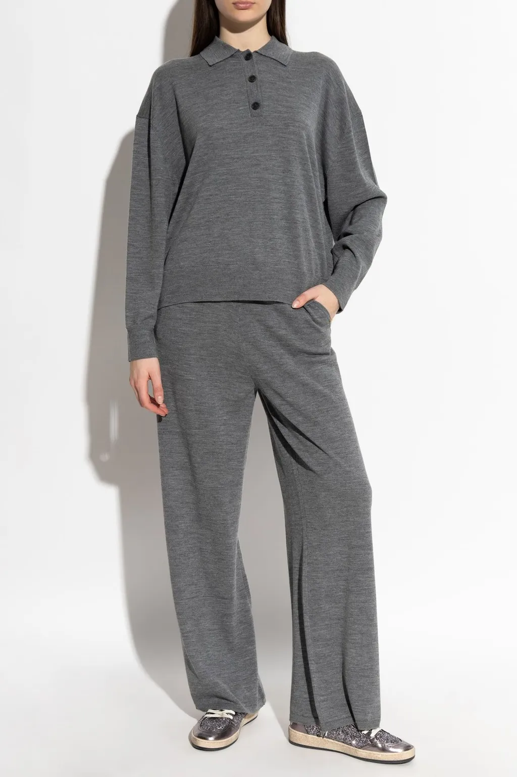 Anine Bing Adley Wide-Leg Pants