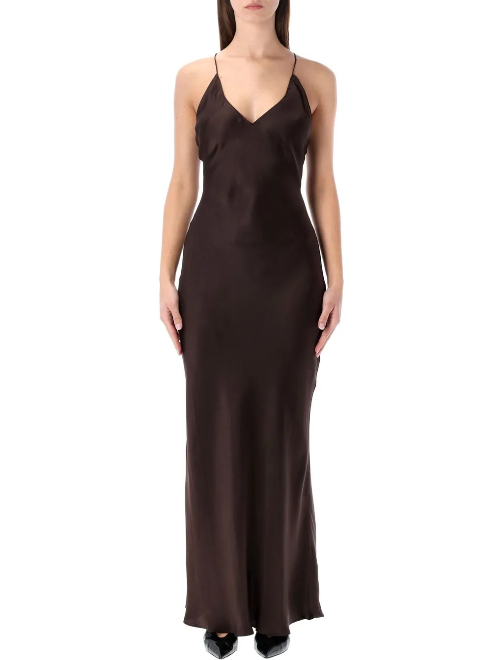 Anine Bing Laurel Strappy Long Dress
