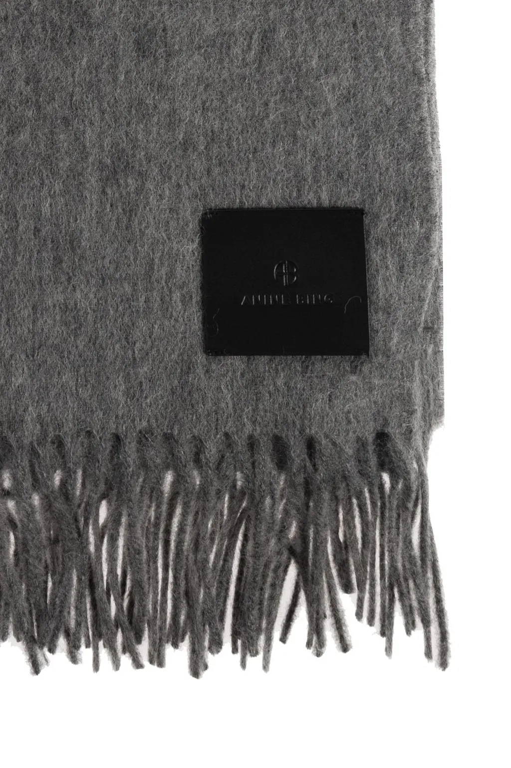 Anine Bing Fringed Wool Scarf