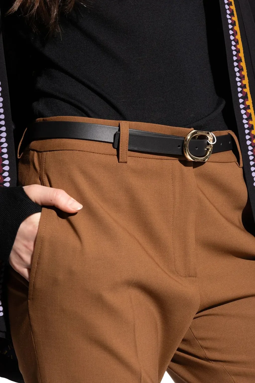 Anine Bing Oval Buckle Belt