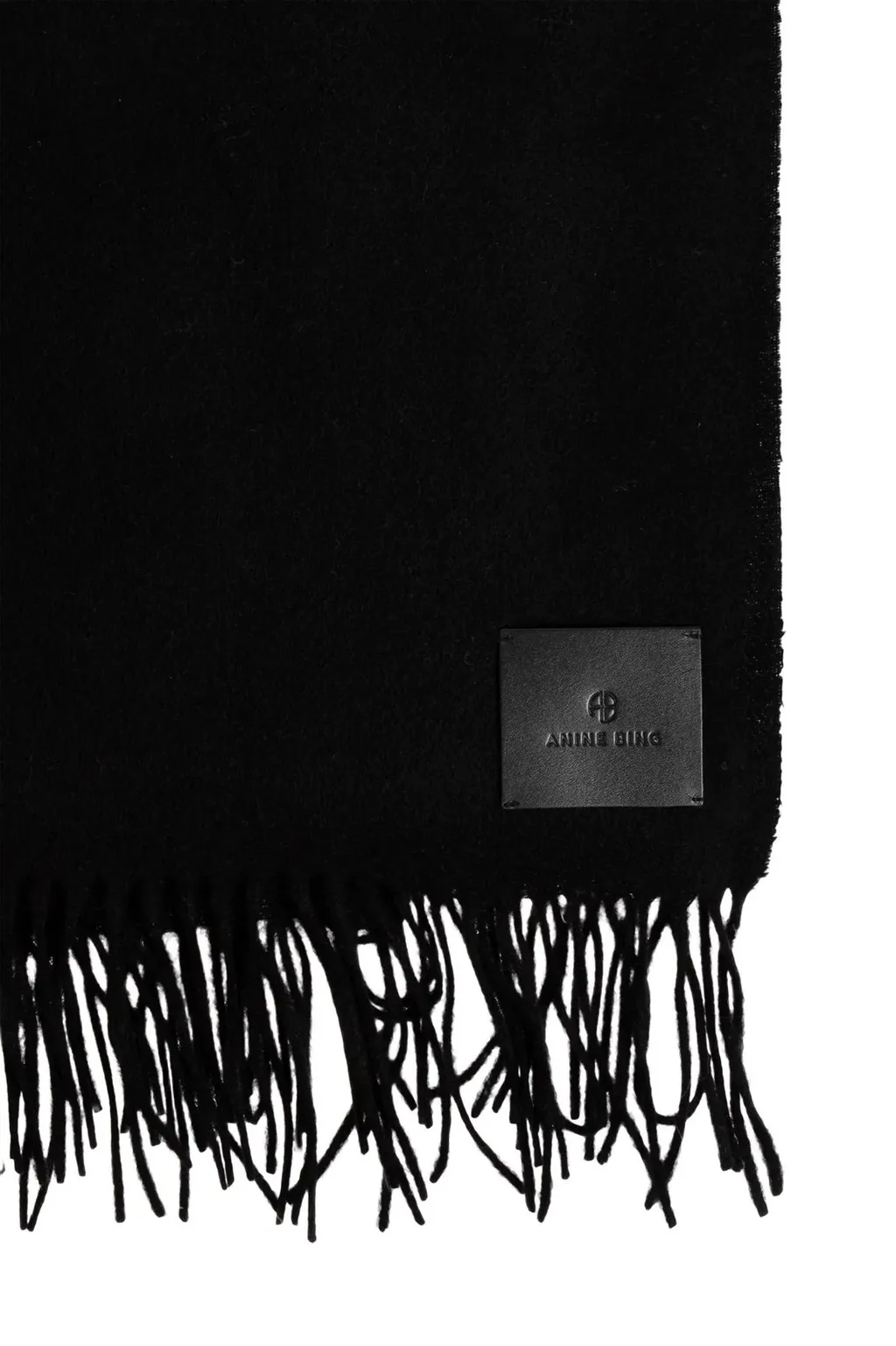 Anine Bing Fringed Wool Scarf