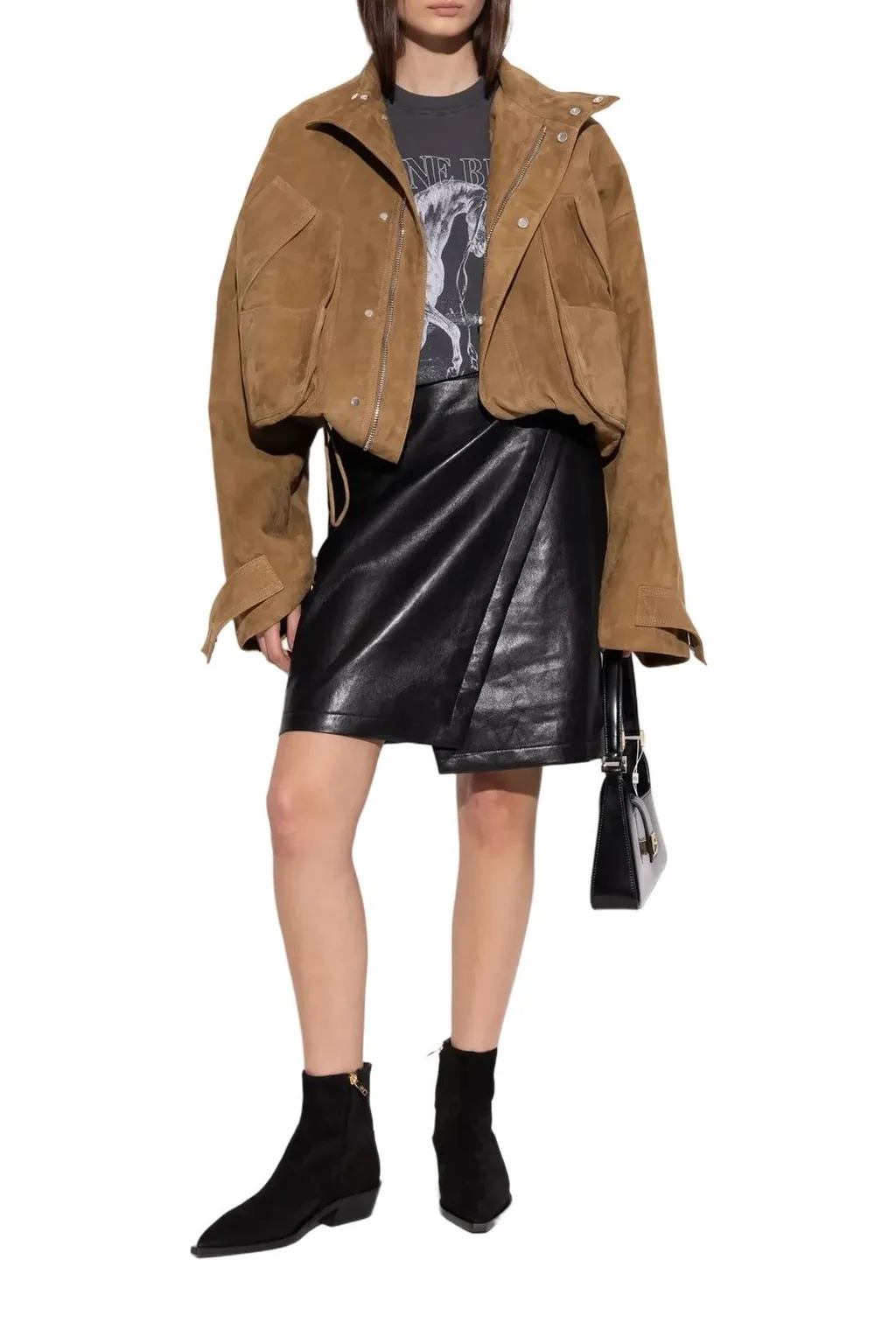 Anine Bing Zip Ankle Boots