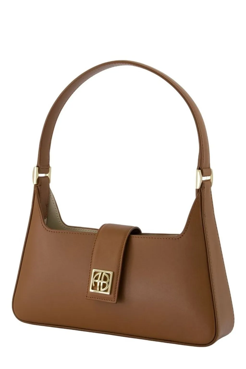 Anine Bing Lou Logo Plaque Shoulder Bag