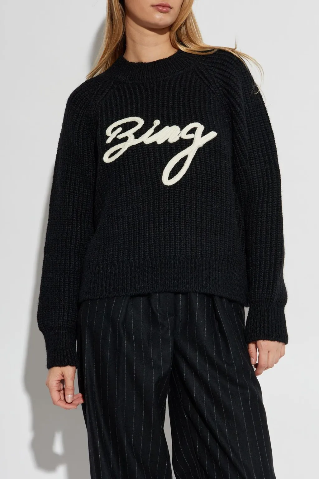 Anine Bing Kendrick Logo Crewneck Jumper