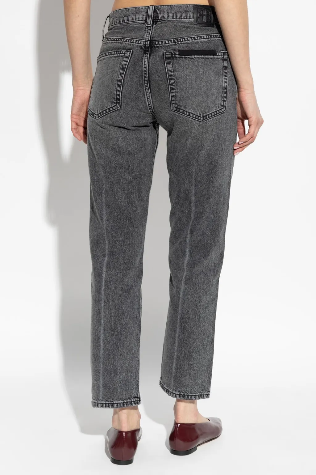 Anine Bing Kate Straight-Leg Jeans