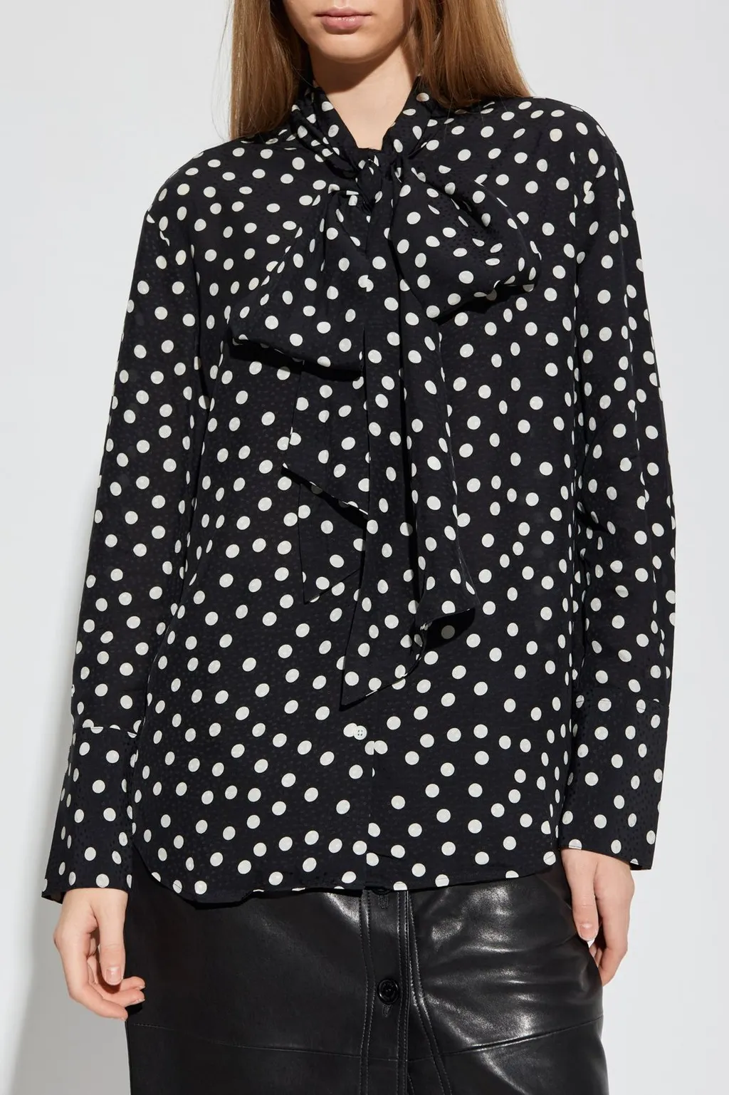 Anine Bing Ruby Polka Dot Blouse