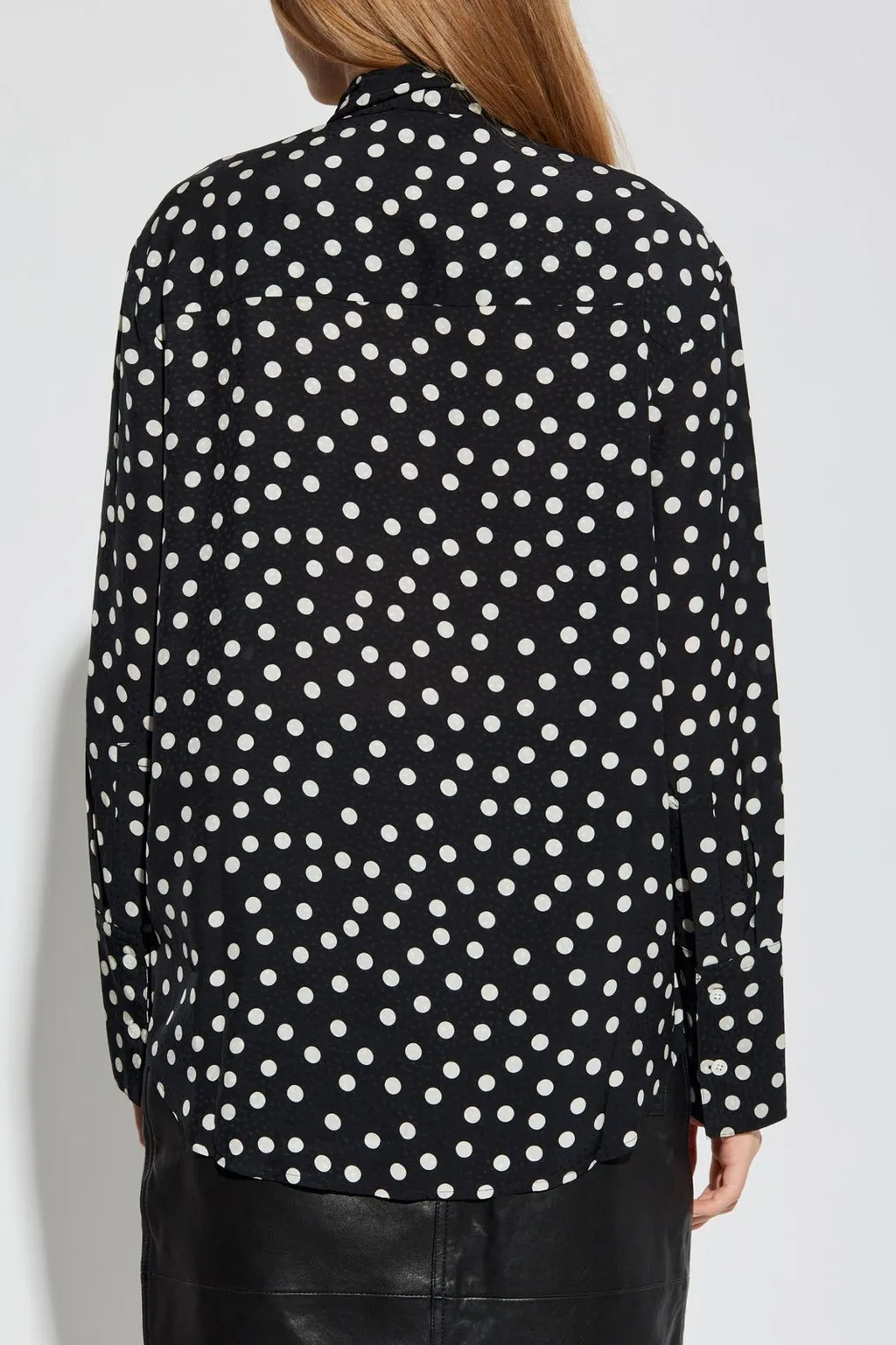 Anine Bing Ruby Polka Dot Blouse