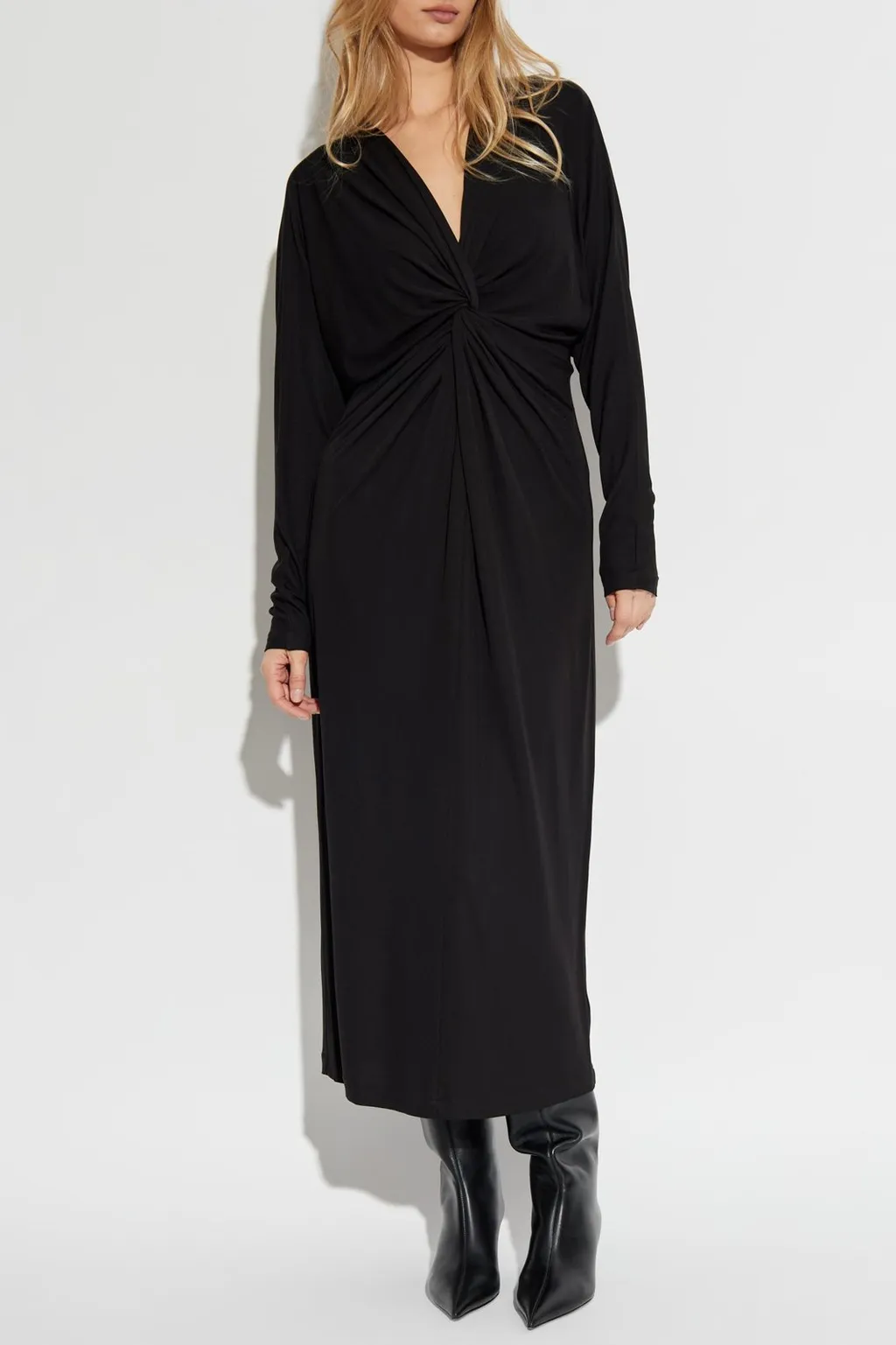 Anine Bing Mathilde Twist-Front Dress