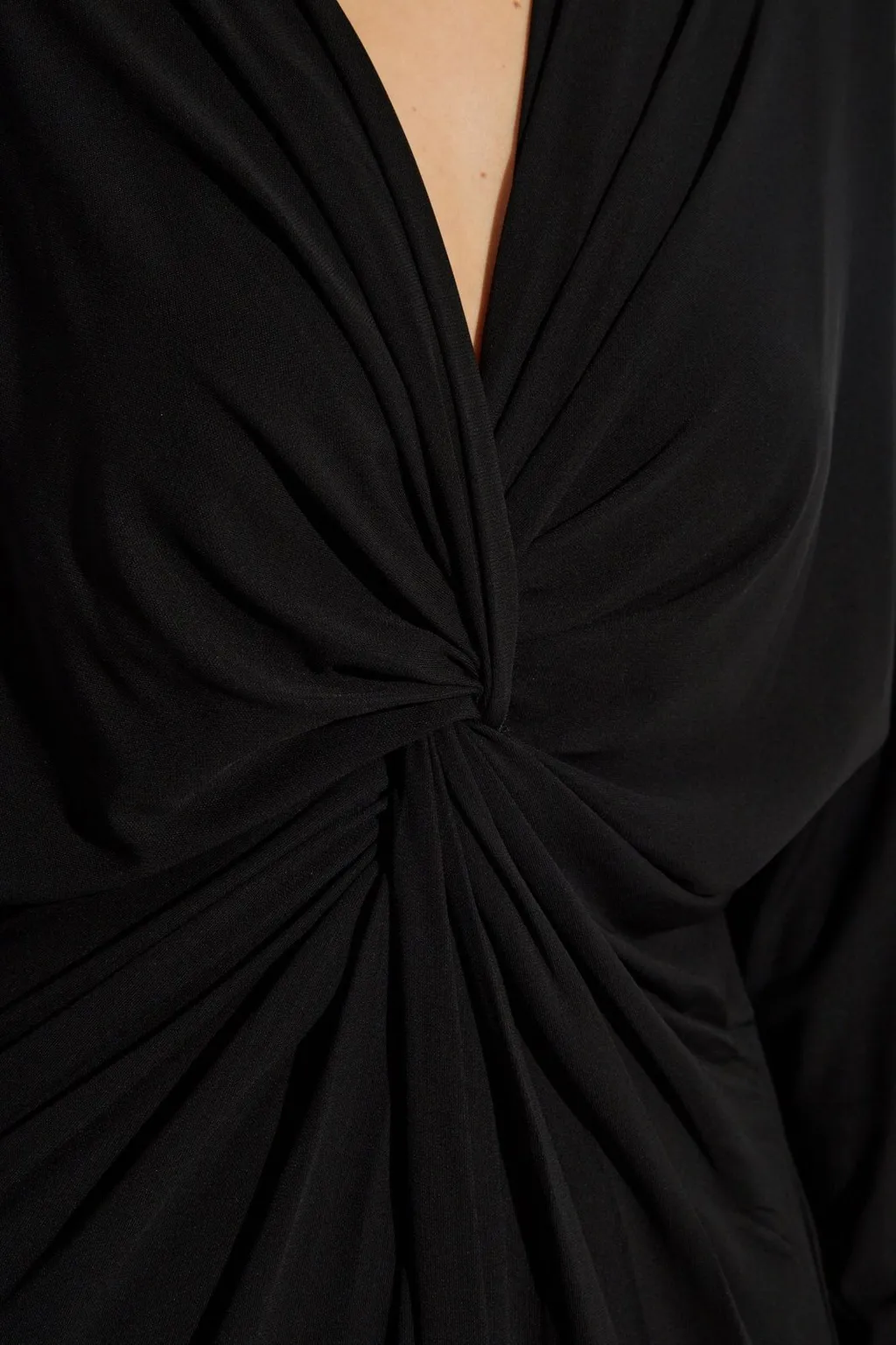 Anine Bing Mathilde Twist-Front Dress