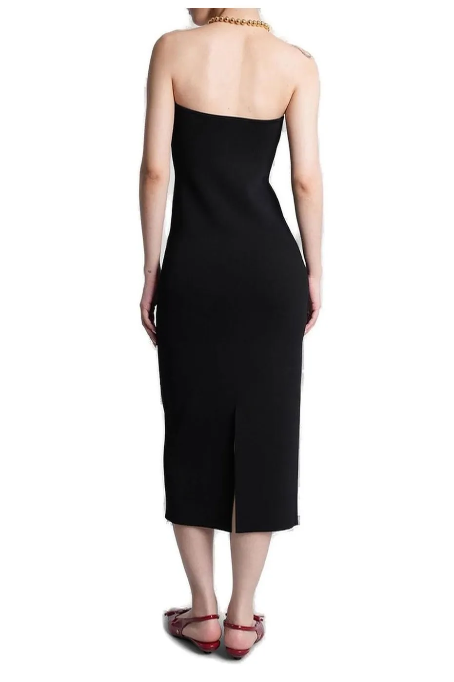 Anine Bing Rosa Strapless Midi Dress