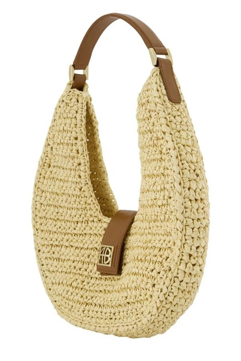 Anine Bing Lou Logo Plaque Top Handle Bag