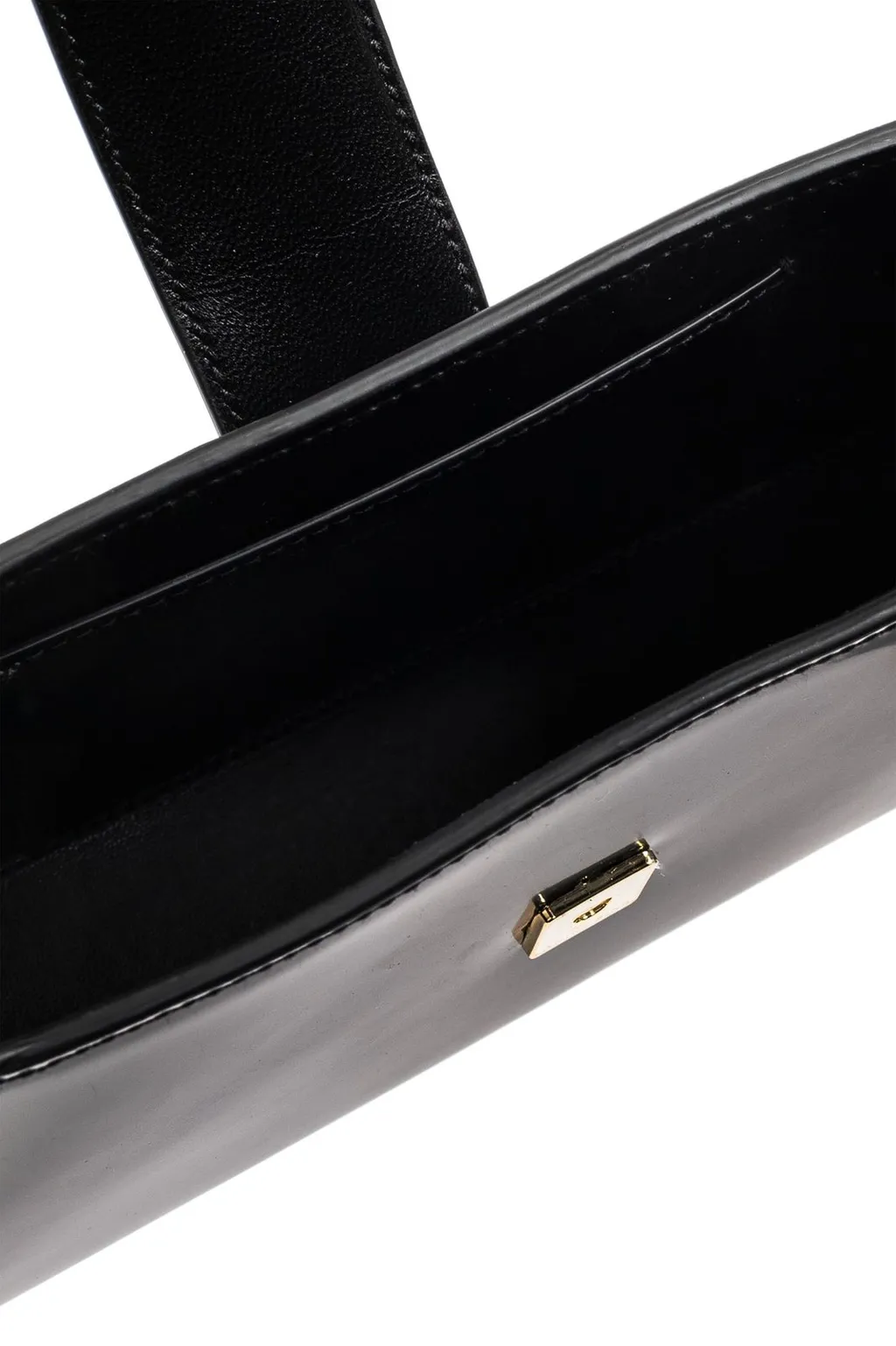 Anine Bing Lou Logo Plaque Shoulder Bag