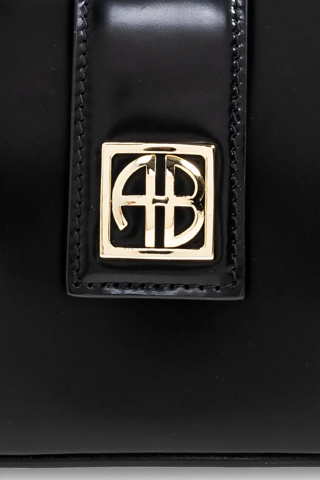 Anine Bing Lou Logo Plaque Shoulder Bag