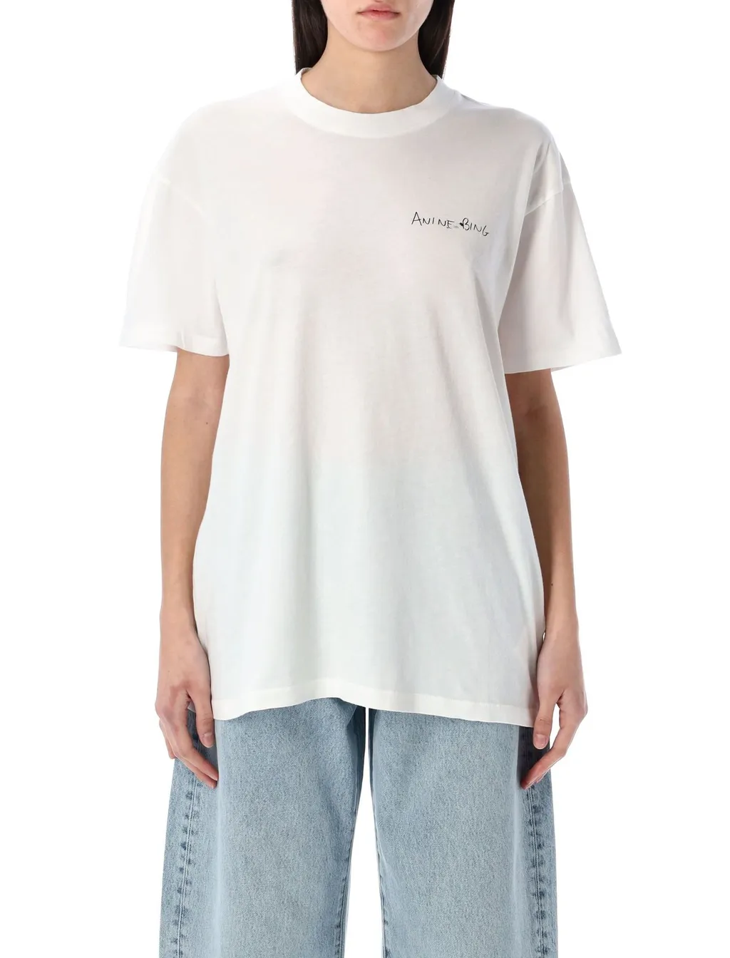 Anine Bing Signature Logo Relaxed Top