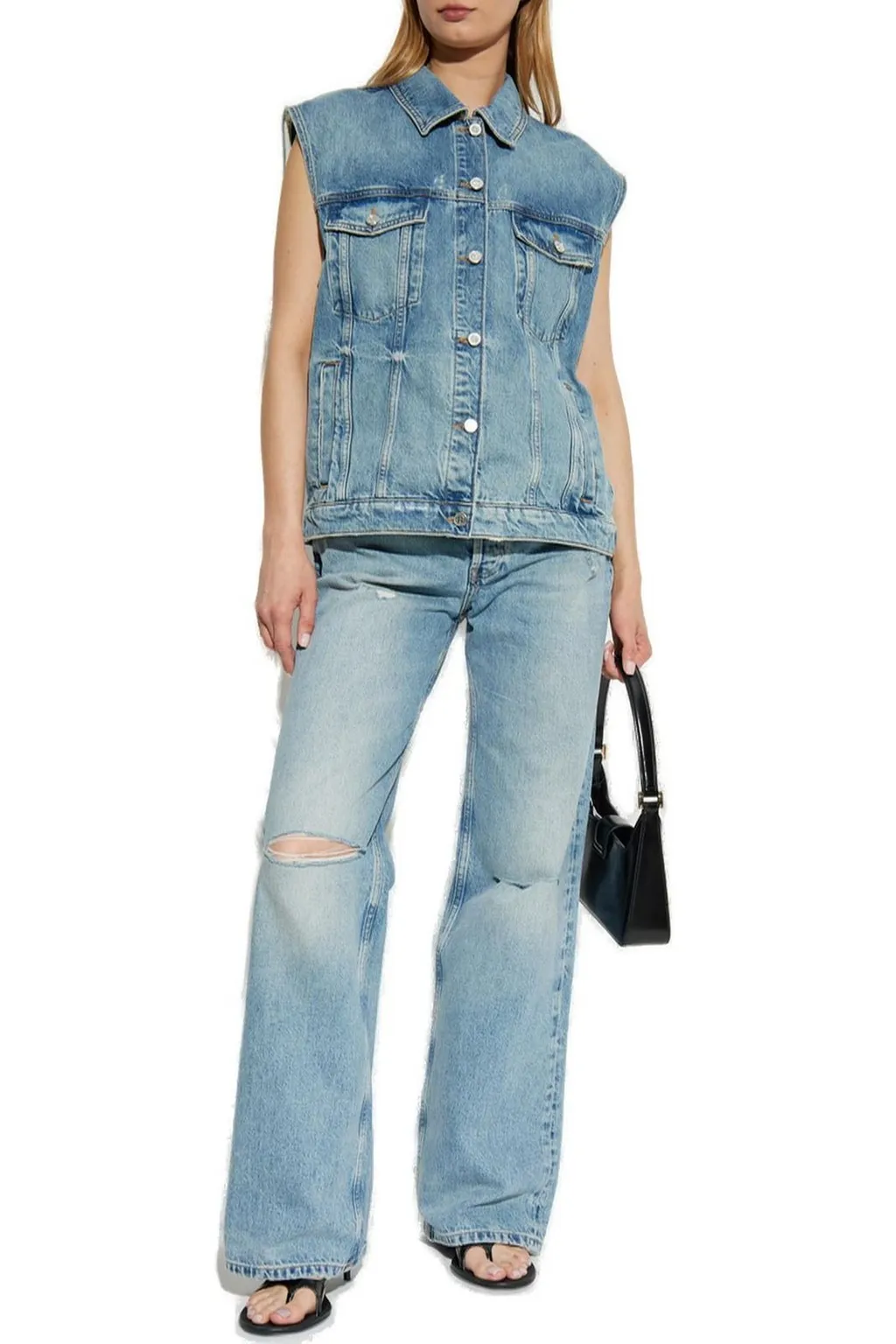 Anine Bing Rory Buttoned Gilet