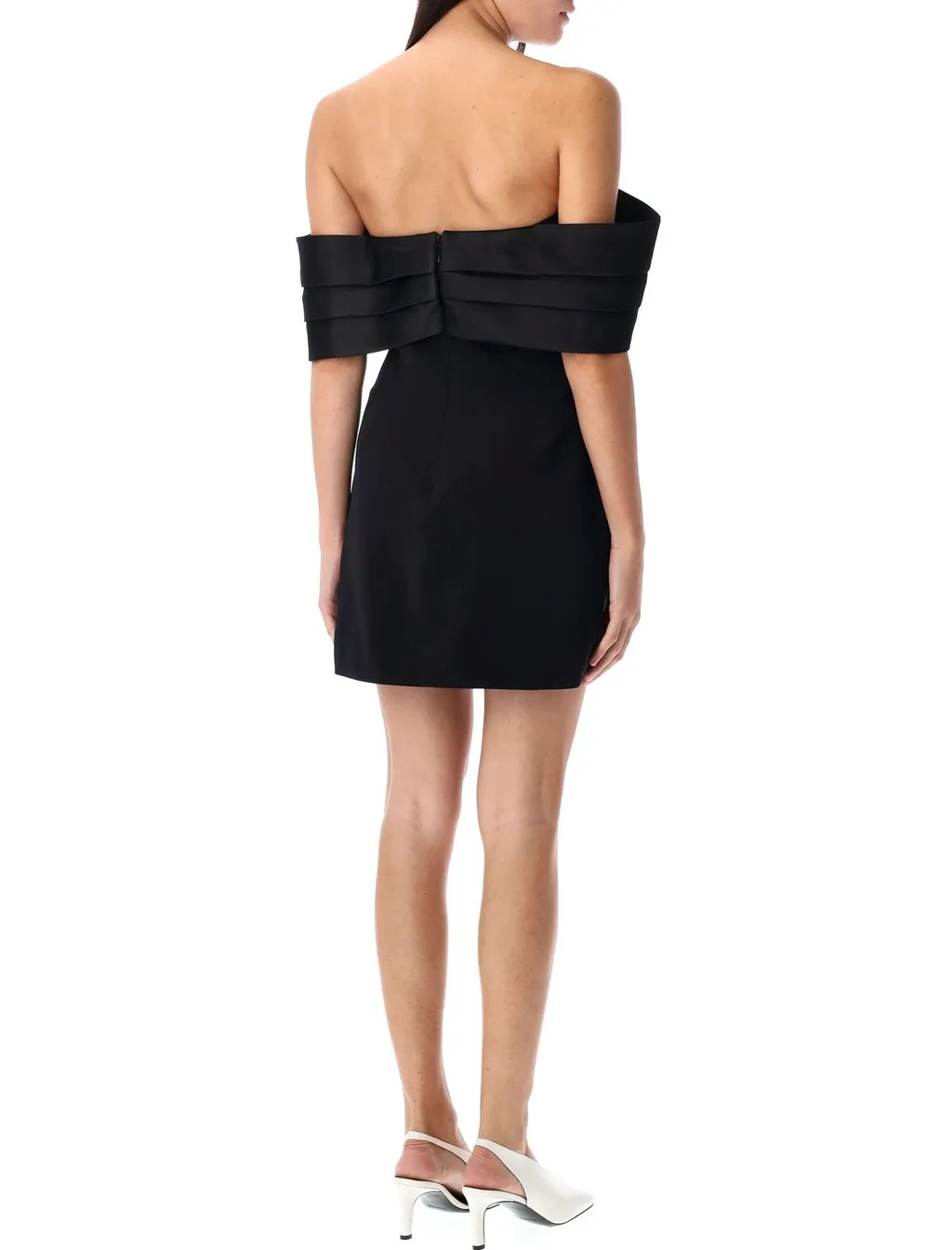 Anine Bing Fleur Off-Shoulder Dress
