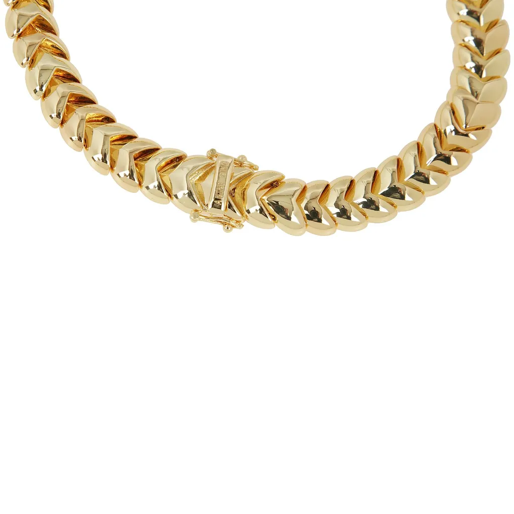 Anine Bing Logo-Engraved Chain Linked Necklace
