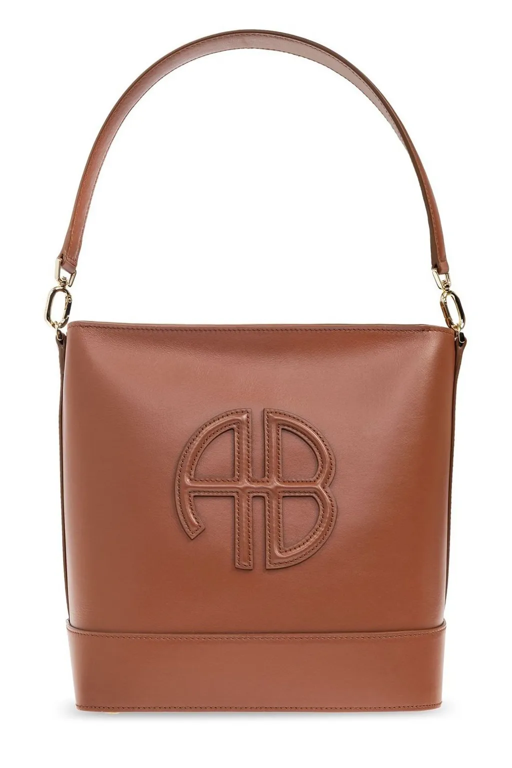 Anine Bing Lili Logo Patch Shoulder Bag