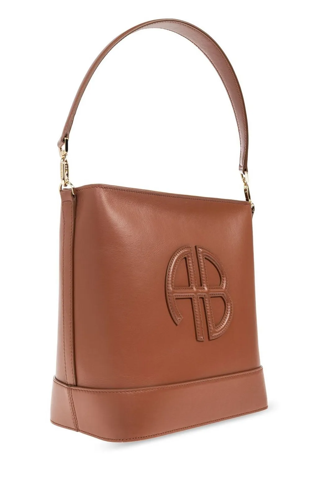 Anine Bing Lili Logo Patch Shoulder Bag