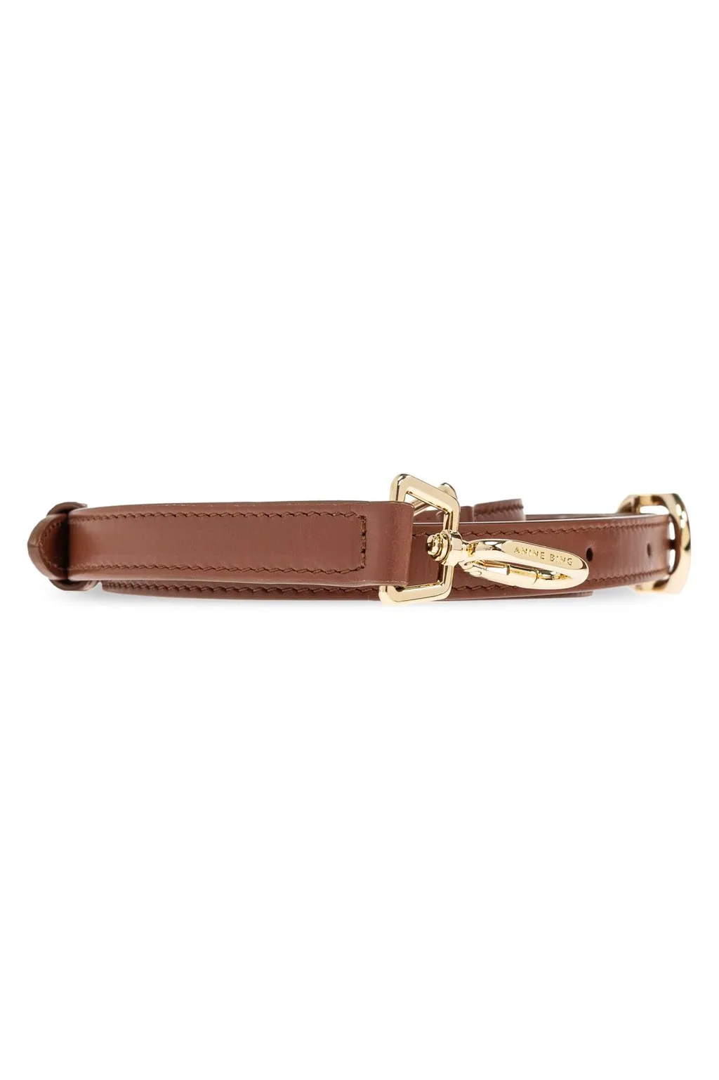 Anine Bing Lili Logo Patch Shoulder Bag
