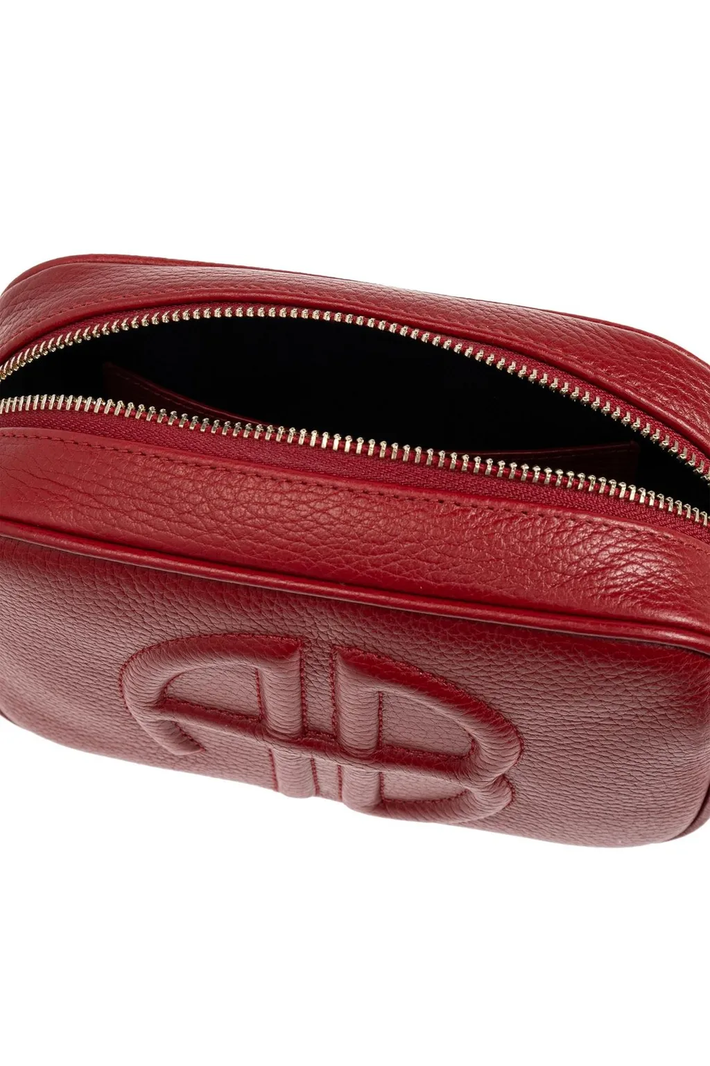 Anine Bing Lili Logo Embossed Shoulder Bag