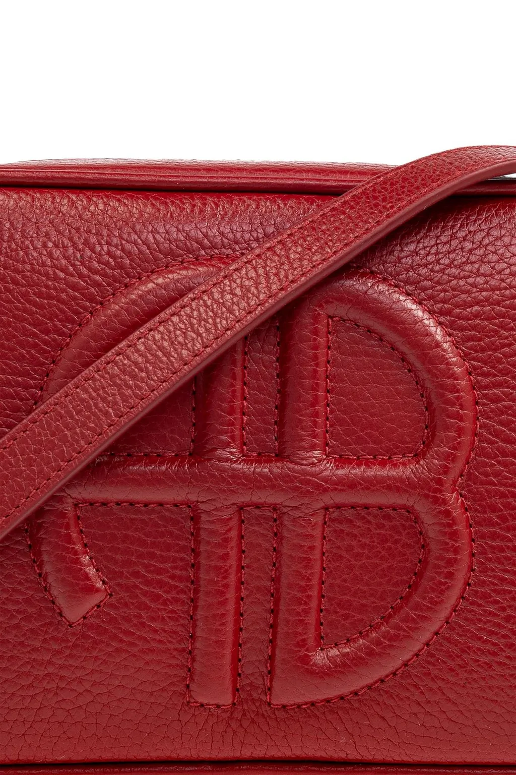 Anine Bing Lili Logo Embossed Shoulder Bag