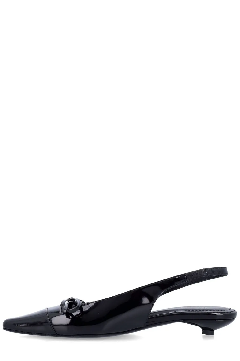 Anine Bing Zoey Bow-Detail Slingback Pumps