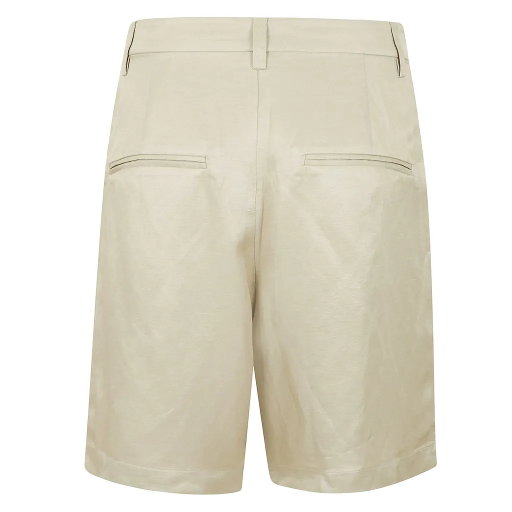Anine Bing Carrie Straight-Hem Shorts