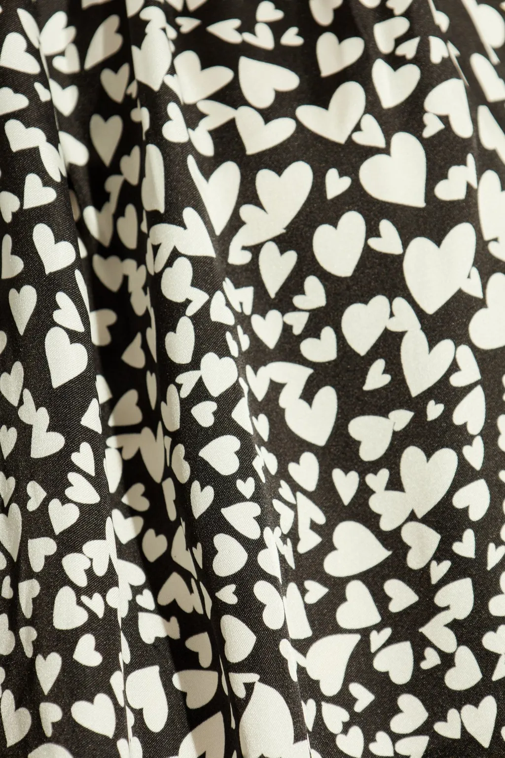 Anine Bing Brooke Haeart Printed Front-Tied Blouse