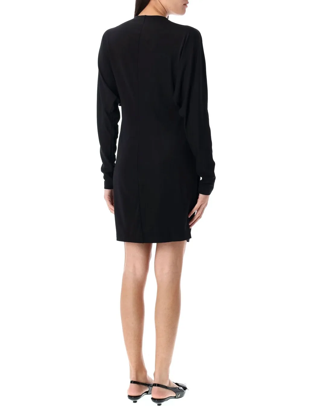 Anine Bing Mathilde Knot-Detailed Mini Dress