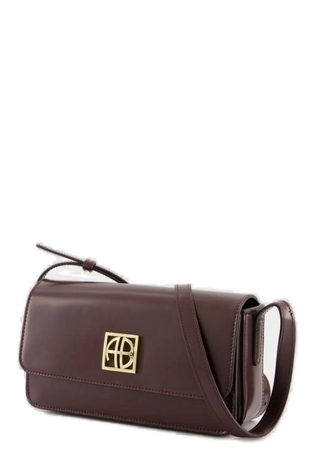 Anine Bing Elly Logo Plaque Crossbody Bag