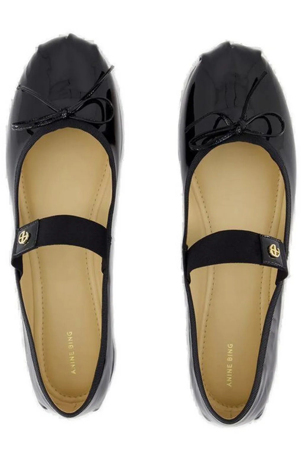 Anine Bing Jolie Bow-Detailed Flats
