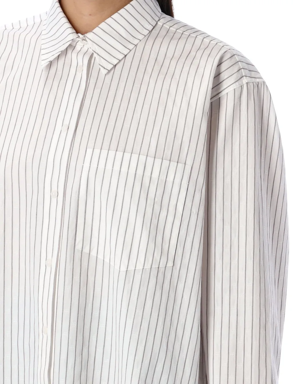 Anine Bing Braxton Striped Shirt