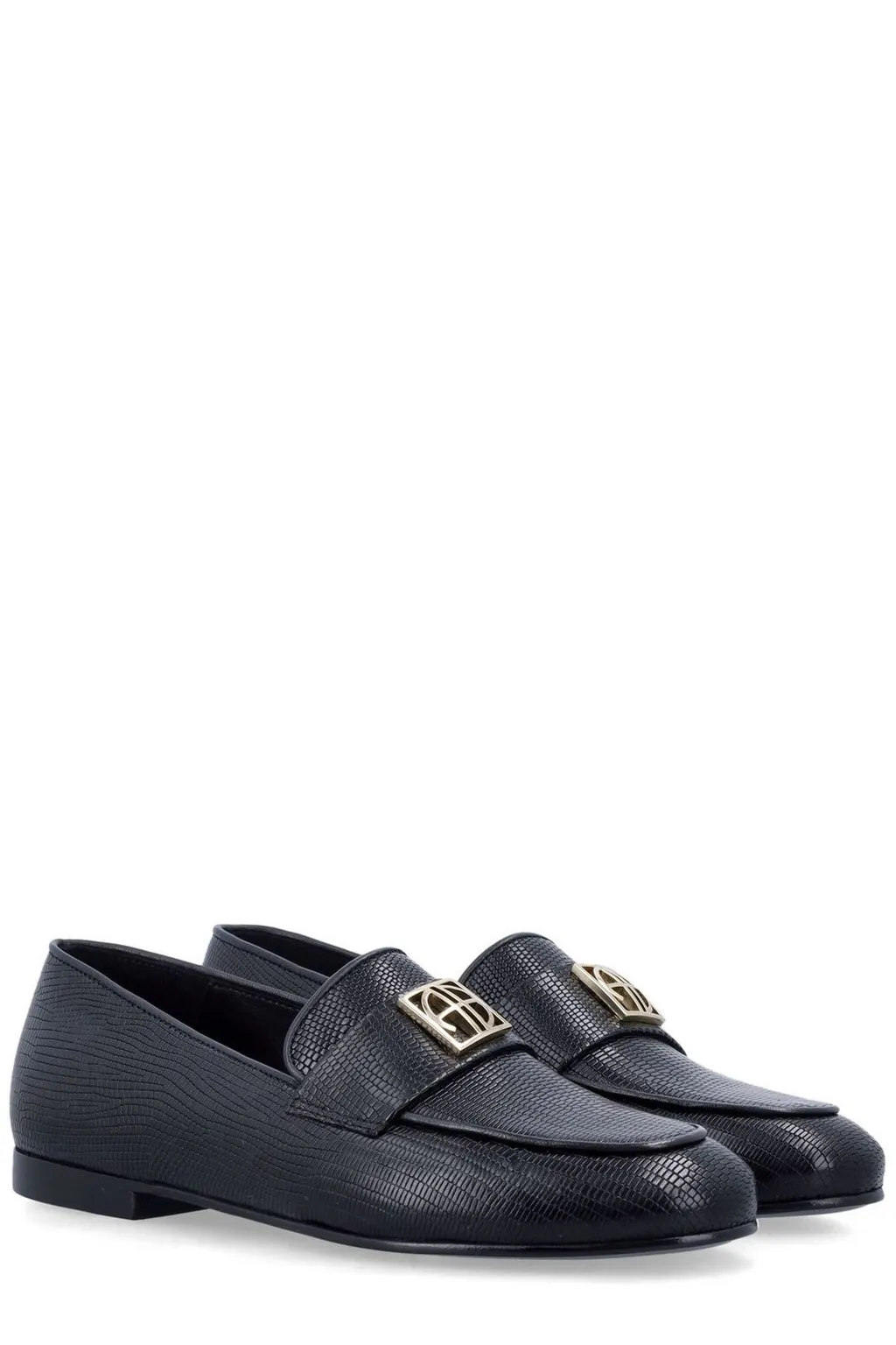 Anine Bing Corrine Monogram Loafers
